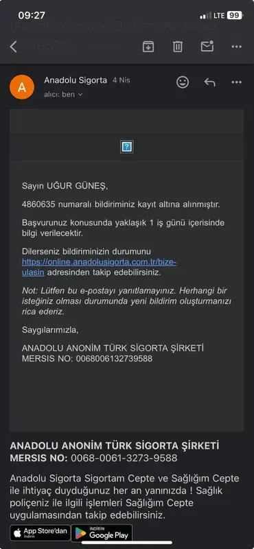 Acıbadem Sigorta TSS